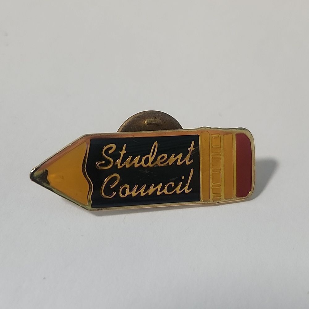 Pencil Shaped Student Council Pin